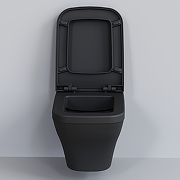Унитаз Ambassador Benefit 203T20201R подвесной Черный матовый без сиденья-3