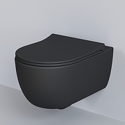 Унитаз Ambassador Abner 103T20201R-102T20201S подвесной Черный матовый с сиденьем Микролифт-1
