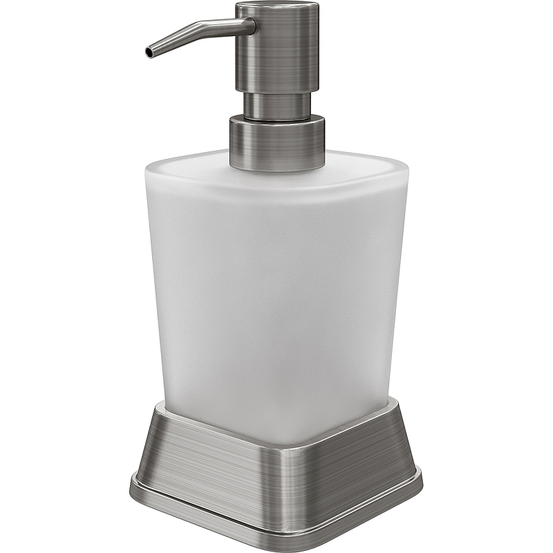 Дозатор для жидкого мыла WasserKRAFT Amper K-5499N Никель стакан для ванной wasserkraft amper настольный стекло матовый металл хром k 5428