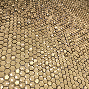 Стеклянная мозаика Caramelle mosaic Alchimia Aureo grani hexagon 30x30 см-1