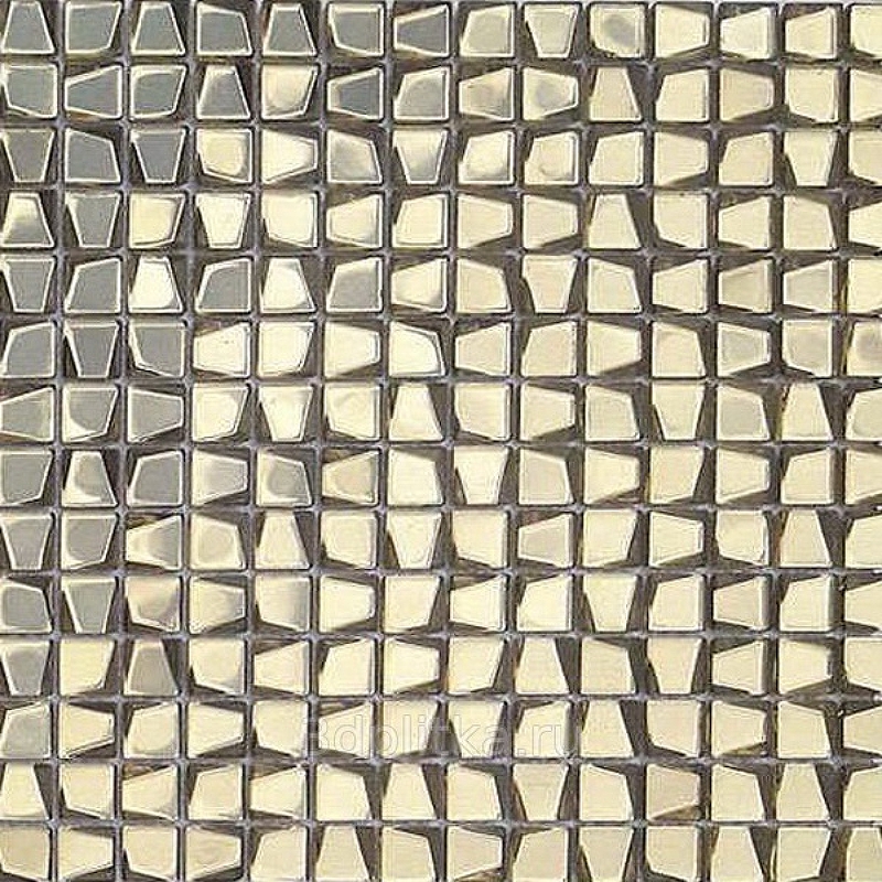 цена Стеклянная мозаика Caramelle mosaic Alchimia Aureo trapezio 30,6x30,6 см