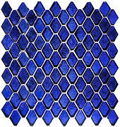Стеклянная мозаика Caramelle mosaic Alchimia Diamanti di cobalto 28,2x31 см