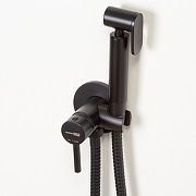 Гигиенический душ со смесителем WasserKRAFT A70638 Черный матовый-1