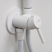 Гигиенический душ со смесителем WasserKRAFT A70538 Белый матовый-3