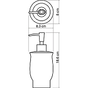 Дозатор для жидкого мыла WasserKRAFT K-C183 Белый-1