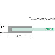 Душевой уголок WasserKRAFT Vils 100x90 56R22 профиль Хром стекло прозрачное-9