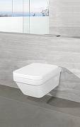 Комплект унитаза Villeroy&Boch Architectura 5685HR01 с инсталляцией ViConnect 92242700+92249061 с сиденьем Микролифт и клавишей смыва Хром глянец-12