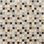 Мозаика Caramelle mosaic Naturelle 4 мм Island 30,5x30,5 см