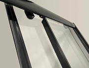 Душевой уголок Niagara Eco 100х80 NG-018-14Q BLACK профиль Черный стекло прозрачное с рисунком-3