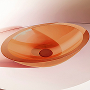 Раковина-чаша Abber Kristall 60 AT2810Topas Оранжевая