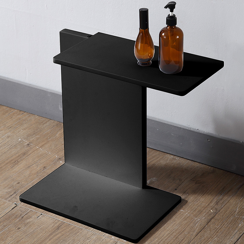 Столик Abber Stein AS1636MB Черный матовый стульчик для ванной abber stein as1639mb черный матовый