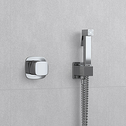 Гигиенический душ со смесителем WasserKRAFT A08657 Никель-4