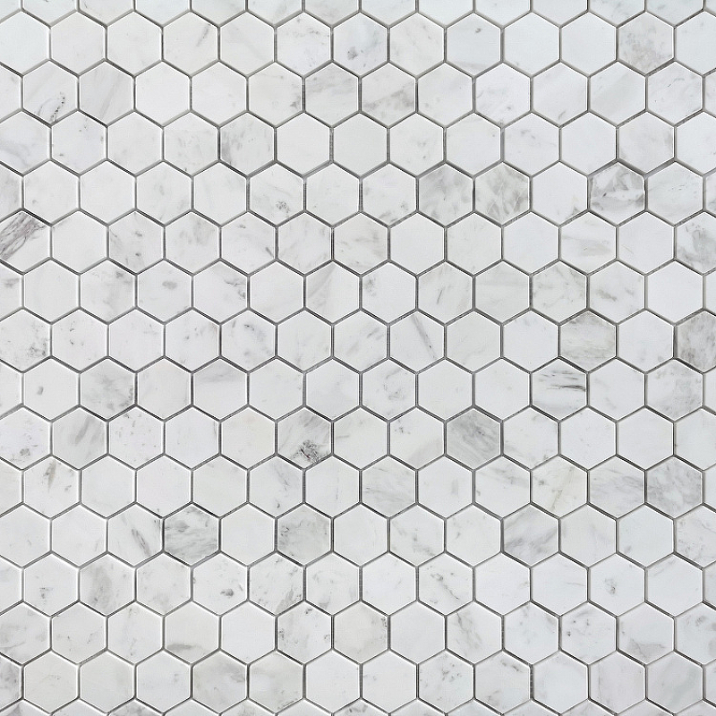 Мозаика Caramelle mosaic Pietrine Hexagonal Dolomiti bianco POL hex 28,9x29,2 см мозаика caramelle mosaic art stone art dolomiti bianco mat 30x30 см