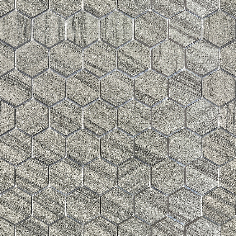 Мозаика Caramelle mosaic Pietrine Hexagonal Marmara grey POL hex 28,9x29,2 см