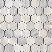 Мозаика Caramelle mosaic Pietrine Hexagonal Nuvola rosato POL hex 28,9x29,2 см