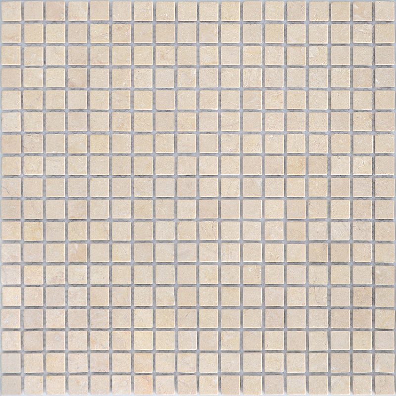 Мозаика Caramelle mosaic Pietrine 4 мм Botticino MAT 30,5x30,5 см