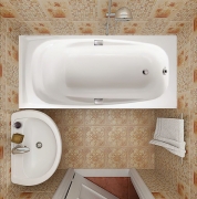 Чугунная ванна Jacob Delafon Super Repos 180x90 E2902-00 с антискользящим покрытием-1