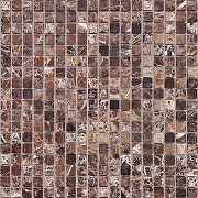 Мозаика Caramelle mosaic Pietrine 4 мм Emperador Dark POL 30,5x30,5 см