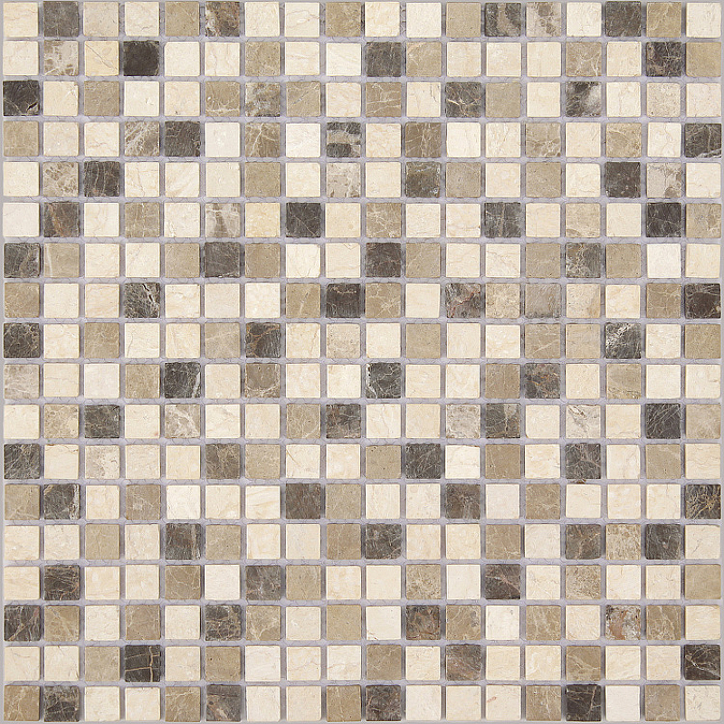 Мозаика Caramelle mosaic Pietrine 4 мм Pietra Mix 1 MAT 30,5x30,5 см