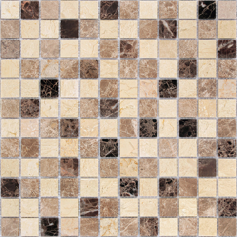 Мозаика Caramelle mosaic Pietrine 4 мм Pietra Mix 1 POL 29,8x29,8 см