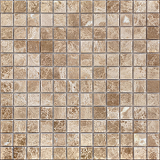 Мозаика Caramelle mosaic Pietrine 7 мм Emperador Light POL 29,8x29,8 см