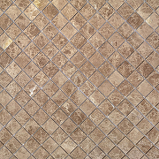 Мозаика Caramelle mosaic Pietrine 7 мм Emperador Light MAT 30,5x30,5 см-1