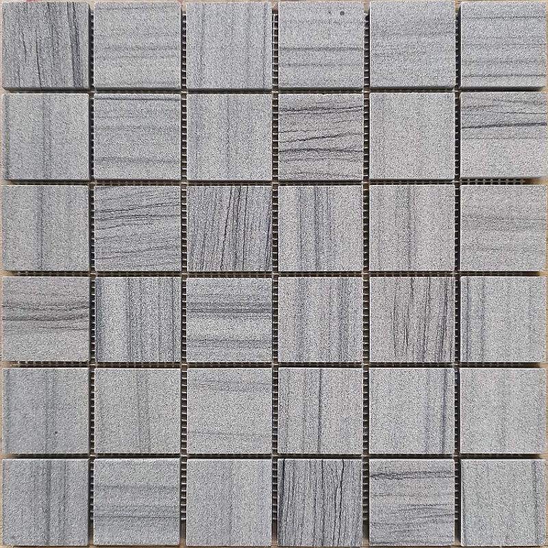 Мозаика Caramelle mosaic Pietrine 7 мм Marmara grey POL 30,5x30,5 см