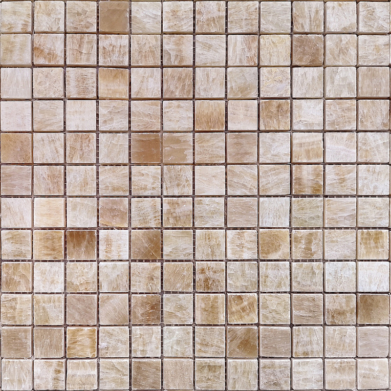 Мозаика Caramelle mosaic Pietrine 7 мм Onice legno POL 29,8x29,8 см