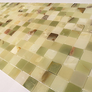 Мозаика Caramelle mosaic Pietrine 7 мм Onice Jade Verde POL 29,8x29,8 см-1