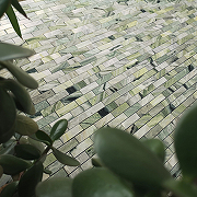 Мозаика Caramelle mosaic Pietrine 7 мм Onice Verde oliva POL 29,8x29,8 см-1