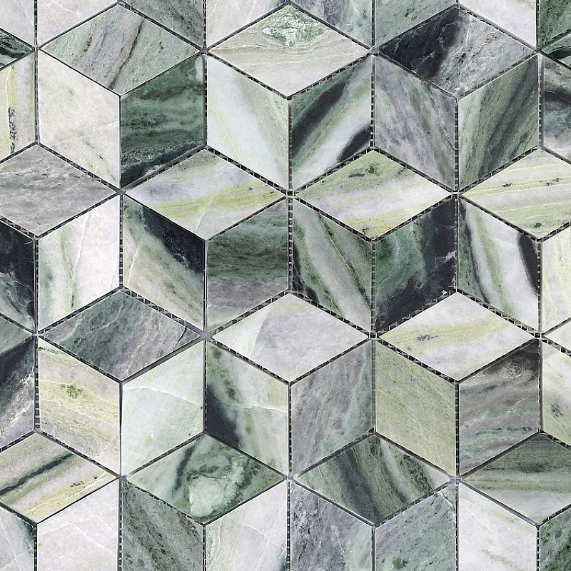 Мозаика Caramelle mosaic Pietrine 7 мм Onice Verde oliva POL Diamond 25,9x29,8 см герметик oliva акцент 136 орех 7 кг