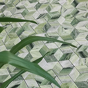 Мозаика Caramelle mosaic Pietrine 7 мм Onice Verde oliva POL Diamond 25,9x29,8 см-2