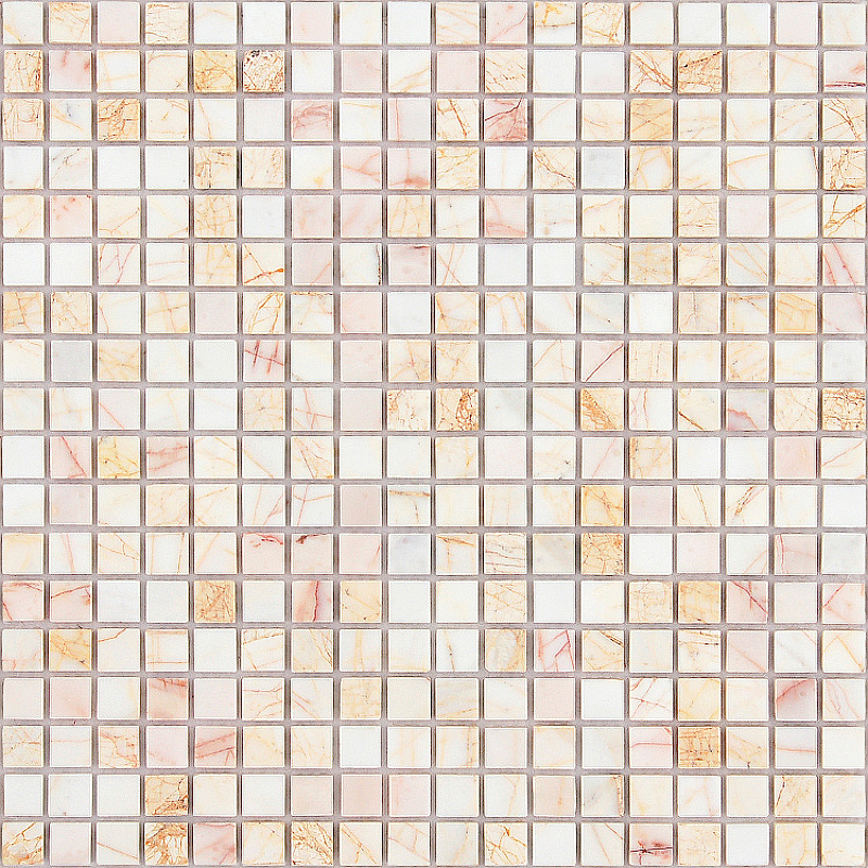 Мозаика Caramelle mosaic Pietrine 7 мм Ragno rosso POL 30,5x30,5 см