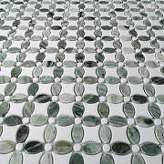 Мозаика Caramelle mosaic Pietrine 7 мм Pietra Mix 5 traforato POL 29,6x29,6 см-2