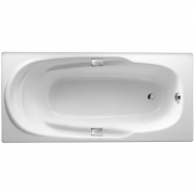 Чугунная ванна Jacob Delafon Adagio 170x80 E2910-00 с антискользящим покрытием