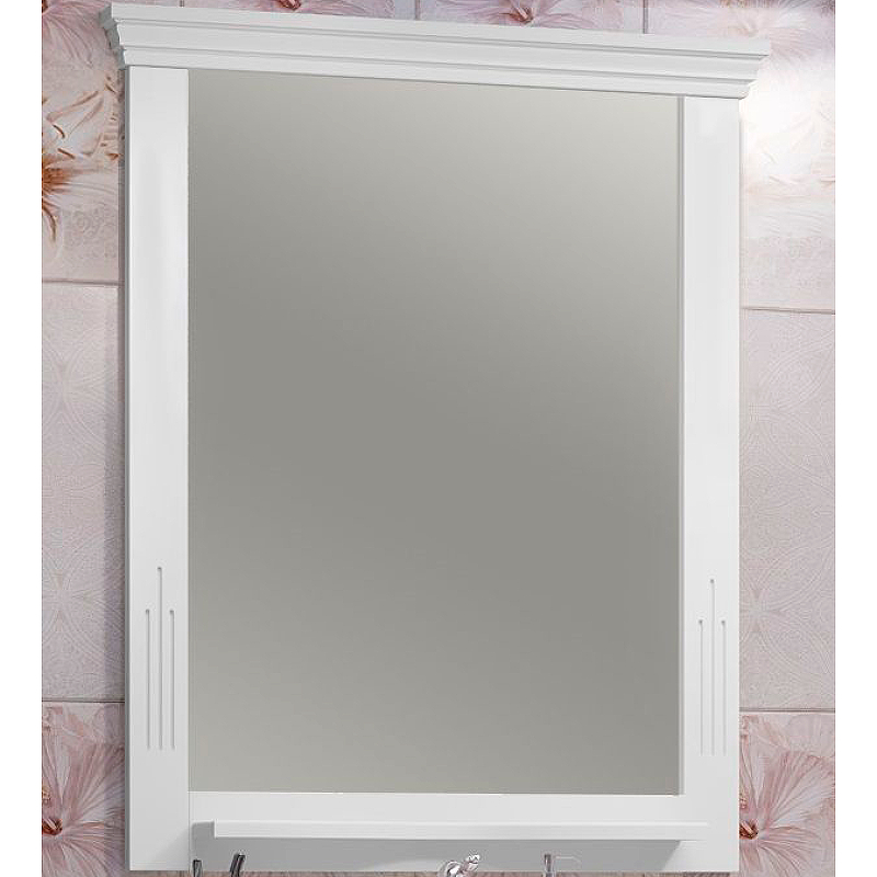 Зеркало Opadiris Риспекто 80 00-00006029 Белое матовое мебель для ванной opadiris риспекто 80 белая