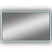 Зеркало Континент Amer 1200х700 ЗЛП1524 с подсветкой Черное с бесконтактным выключателем-2