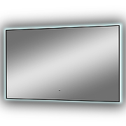 Зеркало Континент Amer 1200х700 ЗЛП1524 с подсветкой Черное с бесконтактным выключателем-3