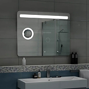 Зеркало Континент Fibra 1000х700 ЗЛП955 с подсветкой с сенсорным выключателем-9