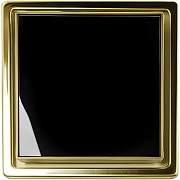 Душевой трап Pestan Confluo Standard 13000152 с решеткой Черный Золото глянец-1