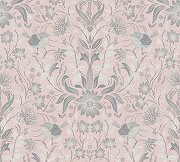 Обои AS Creation Maison Charme 39075-2 Винил на флизелине (0,53*10,05) Розовый/Серый/Белый, Птицы/Цветы