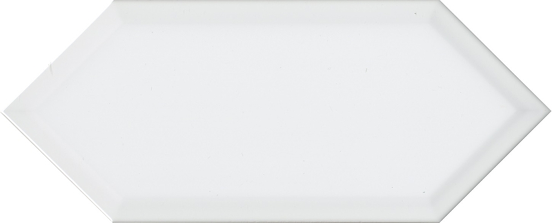 Керамическая плитка Kerama Marazzi Алмаш грань белый глянцевый 35018 настенная 14х34 см