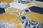 Керамический декор Kerama Marazzi Алмаш синий глянцевый HGD\A512\35000 14х34 см-3