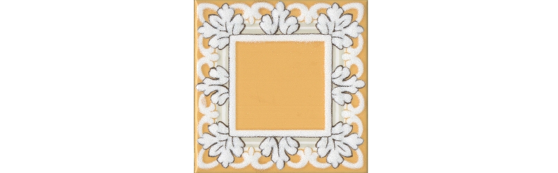 Керамический декор Kerama Marazzi Алмаш желтый глянцевый HGD\B525\TOB001 9,8х9,8 см