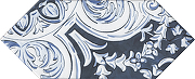 Керамический декор Kerama Marazzi Алмаш синий глянцевый HGD\A514\35000 14х34 см