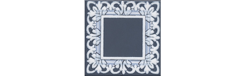 Керамический декор Kerama Marazzi Алмаш синий глянцевый HGD\A525\TOB001 9,8х9,8 см
