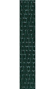 Керамический бордюр Kerama Marazzi Левада зеленый темный глянцевый LSB001 7,1х40 см