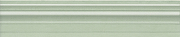 Керамический бордюр Kerama Marazzi Левада багет зеленый светлый глянцевый BLE018 5,5х25 см
