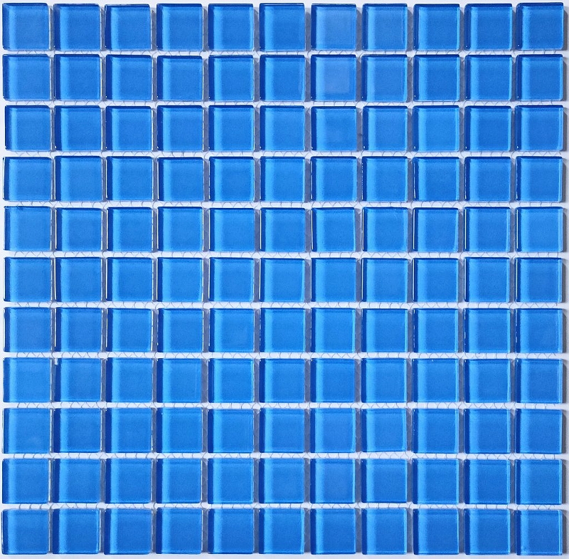Мозаика Bonaparte Стеклянная Royal blue  30х30 см - фото 1