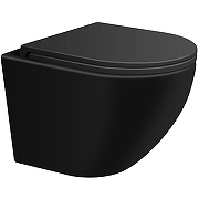 Комплект унитаза WellWant Aura WWU01122B с инсталляцией Cersanit Black 35 S-IN-BLACK-Cg-w с сиденьем Микролифт и клавишей смыва Хром-3